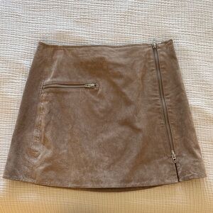 Blank NYC Suede Mini Skirt